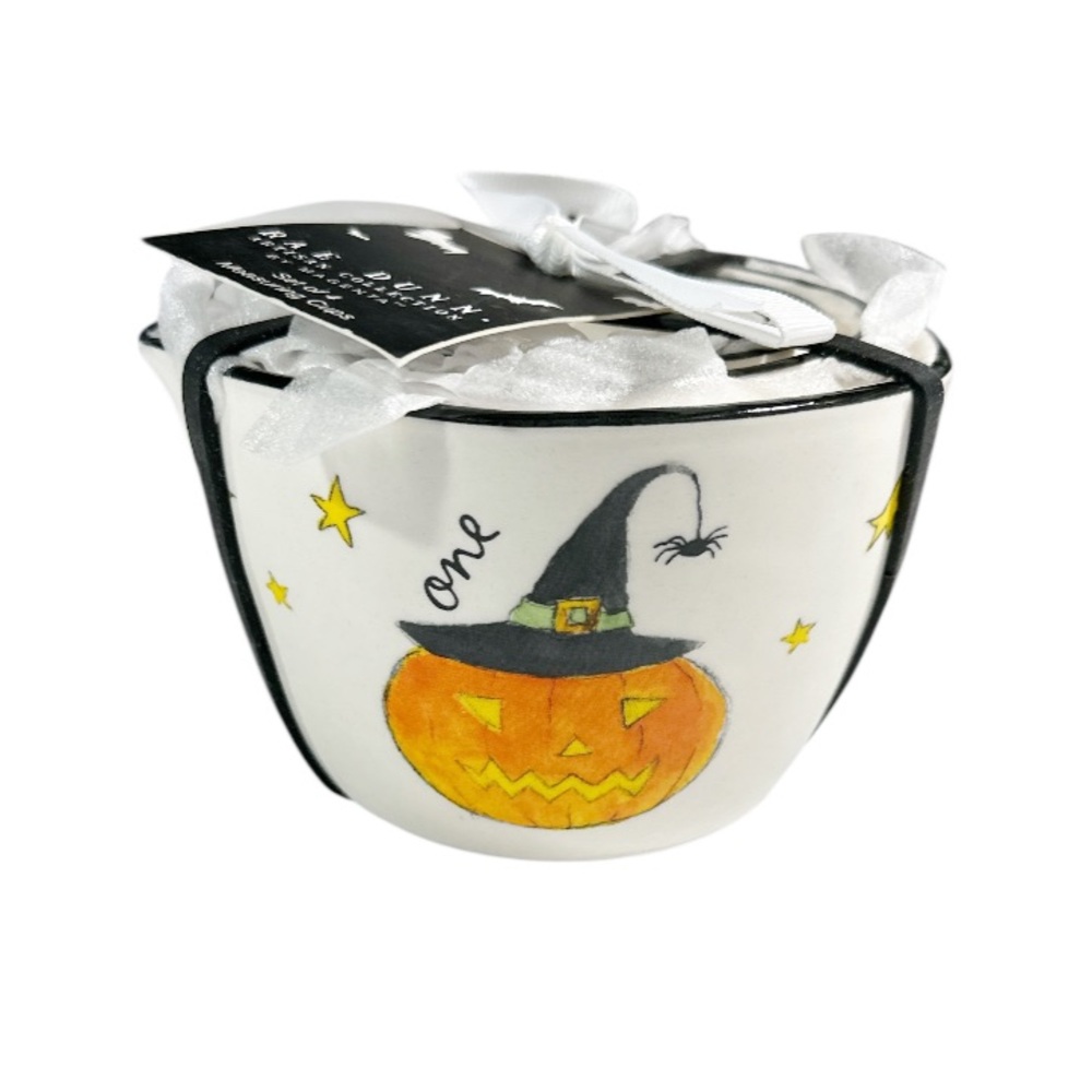 NEW VHTF Rae Dunn HAT JACK HALLOWEEN Measuring Cup Set